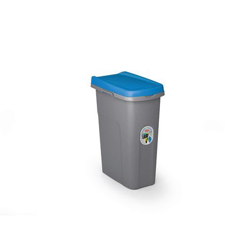 Plastikowe kosze HOME ECOSYS na śmieci, do segregacji odpadów, pojemność 25 l - Plastikowy kosz na śmieci HOME ECOSYS na odpady segregowane, pojemność