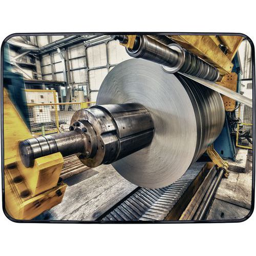 Przemysłowe lustra prostokątne Dancop - Przemysłowe lustro prostokątne Dancop, szerokość 80 cm