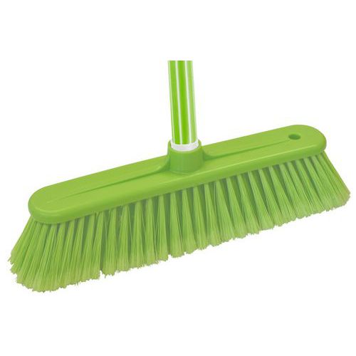 Plastikowa miotła z kijem Plastikowa miotła z kijem