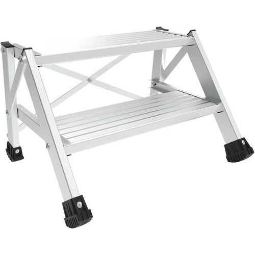 Drabinka aluminiowa Stepium Tubesca-Comabi - Drabinka aluminiowa Stepium Tubesca-Comabi, 2 stopnie