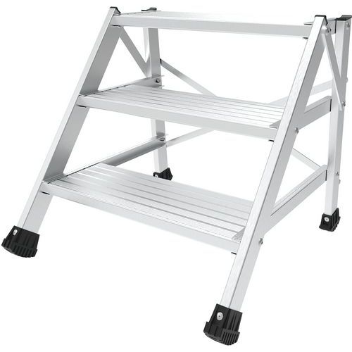 Drabinka aluminiowa Stepium Tubesca-Comabi - Drabinka aluminiowa Stepium Tubesca-Comabi, 3 stopnie