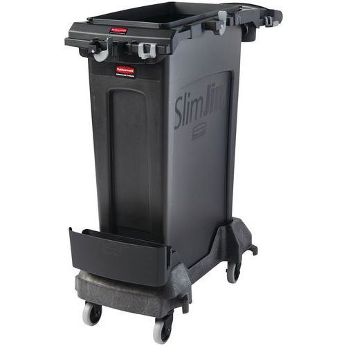 Wózek do sprzątania Slim Jim czarny, Rubbermaid - Wózek do sprzątania Slim Jim czarny