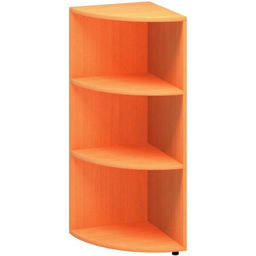 Szafki średnie dostawne narożne Alfa 500, 104,5 x 45 x 45 cm, otwarte - Szafka średnia narożna Alfa 500, 104,5 x 45 x 45 cm, otwarta, dekor buk Bavari