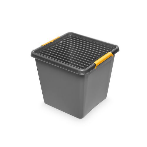 Pojemnik do przechowywania ORPLAST, Solidstore box, 36l, szary
