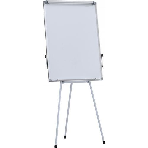 Flipchart na trójnogu OFFICE PRODUCTS, 70x100cm, tablica suchoś. -magn., aluminiowa rama, z wyciąganymi ramionami