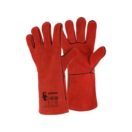 Rękawice CXS PATON RED, spawalnicze, czerwony - Rękawice CXS PATON RED, spawalnicze, czerwony, roz. 10