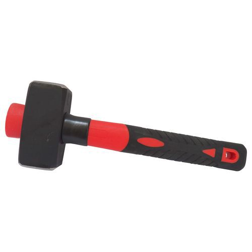TOPTRADE młotek dwustronny, z trzonkiem z włókna szklanego - TOPTRADE młotek dwustronny, z trzonkiem z włókna szklanego, 1250 g