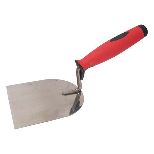 TOPTRADE kielnia ze stali nierdzewnej, sztukatorska, łopatka - TOPTRADE kielnia ze stali nierdzewnej, sztukatorska, łopatka, 100 x 120 mm