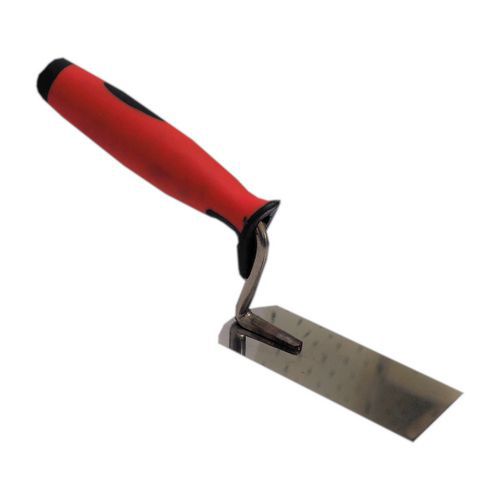 TOPTRADE kielnia ze stali nierdzewnej, sztukatorska, łopatka - TOPTRADE kielnia ze stali nierdzewnej, sztukatorska, łopatka, 100 x 80 mm