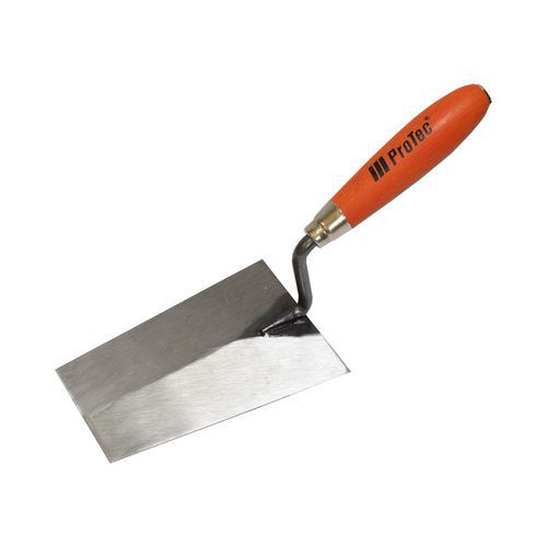 ProTec kielnia, murarska, stalowa, szlifowana - ProTec kielnia, murarska, stalowa, czarna, 160 x 110 mm