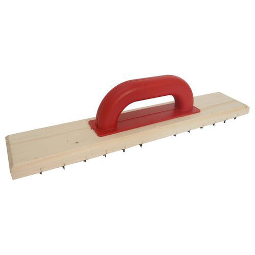 TOPTRADE skrobak duży, drewniany, do ytong, profesjonalny - TOPTRADE skrobak duży, drewniany, do ytong, profesjonalny, 450 x 85 mm