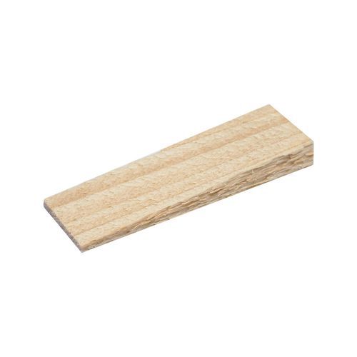 Kliny drewniane, montażowe, w wiaderku, opakowanie 120 szt. - Kliny drewniane, montażowe, w wiaderku, opakowanie 150 szt., 80 x 25 x 10 – 3 mm