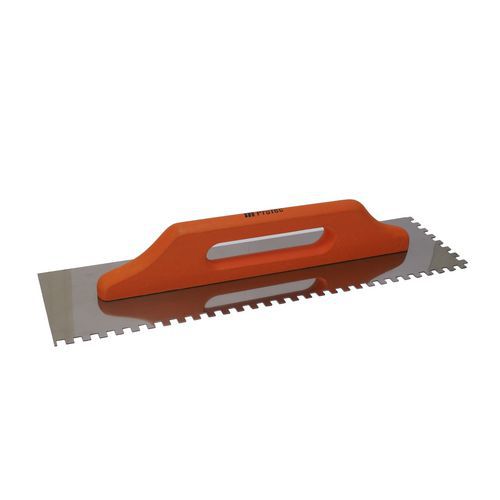 Pace ze stali nierdzewnej ProTec, z drewnianą rączką, 490 x 130 mm - Paca ze stali nierdzewnej ProTec, z drewnianą rączką, 490 x 130 mm, ząb 10 mm