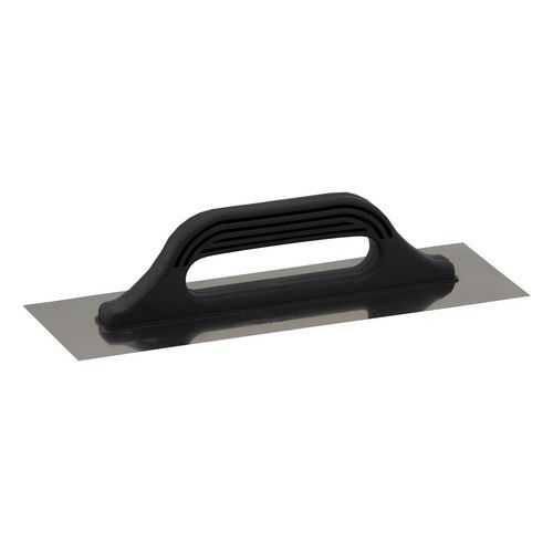 TOPTRADE pace ze stali nierdzewnej, z plastikową rączką, płaskie - TOPTRADE paca ze stali nierdzewnej, z plastikową rączką, płaska, 360 x 130 mm