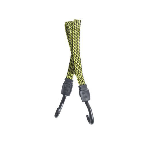 TOPTRADE lina gumowa z oplotem tekstylnym i plastikowymi hakami, 20 kg - TOPTRADE lina gumowa z oplotem tekstylnym i plastikowymi hakami, 18 mm x 80 –