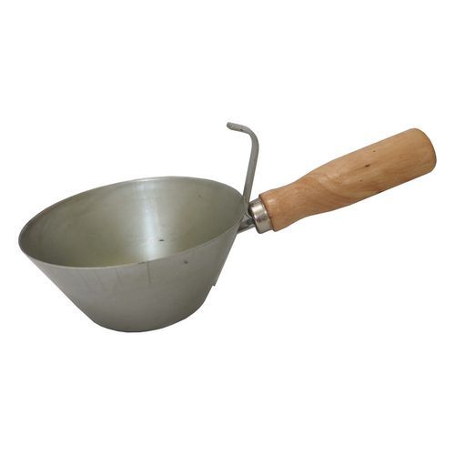 TOPTRADE czerpak z rączką, ocynkowany - TOPTRADE czerpak z rączką, ocynkowany, średnica 150 mm