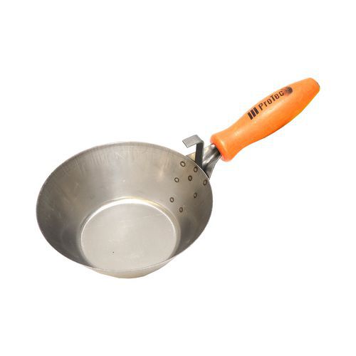 ProTec czerpak, stalowy, z drewnianą rączką - ProTec czerpak, stalowy, z drewnianą rączką, średnica 210 cm