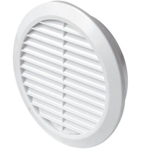 TOPTRADE kratka wentylacyjna, plastikowa, okrągła - TOPTRADE kratka wentylacyjna, plastikowa, okrągła, 133 / 100 mm