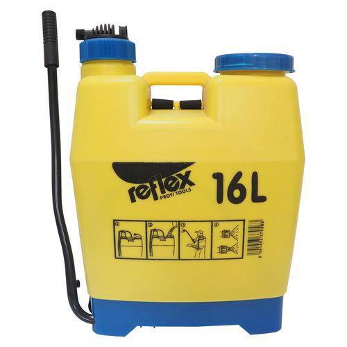 REFLEX opryskiwacz plastikowy, plecakowy, z sitkiem i pompowaniem dźwigniowym - REFLEX opryskiwacz plastikowy, plecakowy, z sitkiem i pompowaniem dźwi