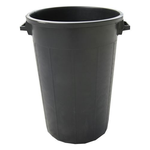 Beczka plastikowa, czarna - Beczka plastikowa, czarna, 120 l