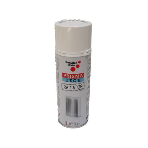 Farba w sprayu, biała, do grzejników, odporność termiczna do 120°C, 400 ml Farba w sprayu, biała, do grzejników, odporność termiczna do 120°C, 400 ml