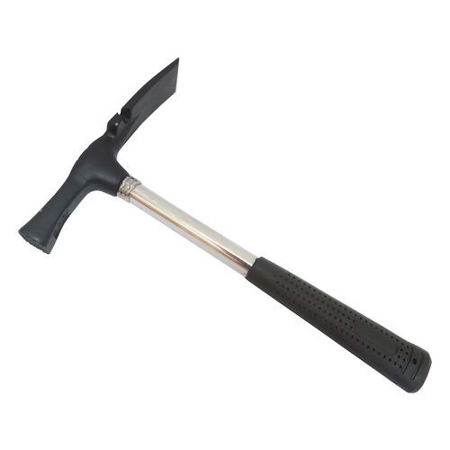 TOPTRADE młotek murarski, z metalowym trzonkiem, z wyciągaczem, 700 g