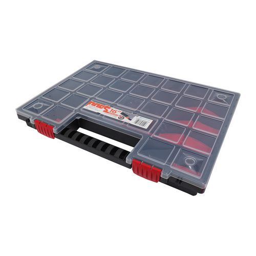 Organizer plastikowy, norS, system przegródek, 399 x 303 x 50 mm