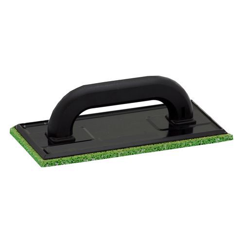 TOPTRADE paca ABS, lżejsza stopka, gąbka szorstka, 250 x 130 x 9 mm