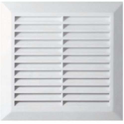 REFLEX kratka wentylacyjna, plastikowa, biała, kwadratowa, z siatką, 170 x 170/140 x 140 mm, vývod 137 x 137 mm