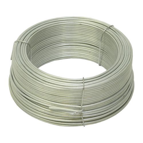 TOPTRADE drut wiązałkowy, ocynkowany, średnica 2 mm / 50 m TOPTRADE drut wiązałkowy, ocynkowany, średnica 2 mm / 50 m