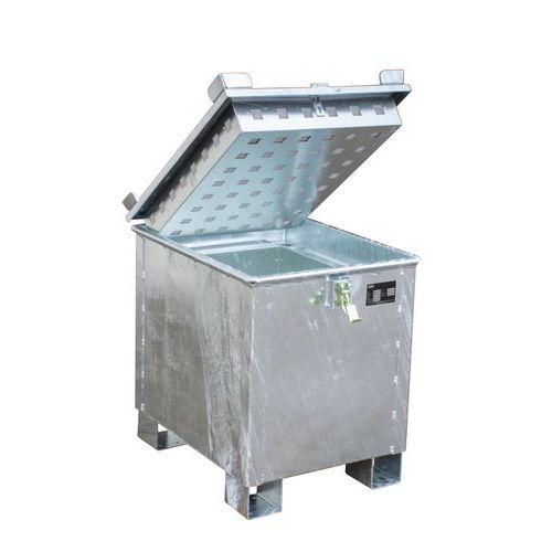 Specjalne metalowe kontenery na baterie - Specjalny metalowy kontener na baterie, 90 l