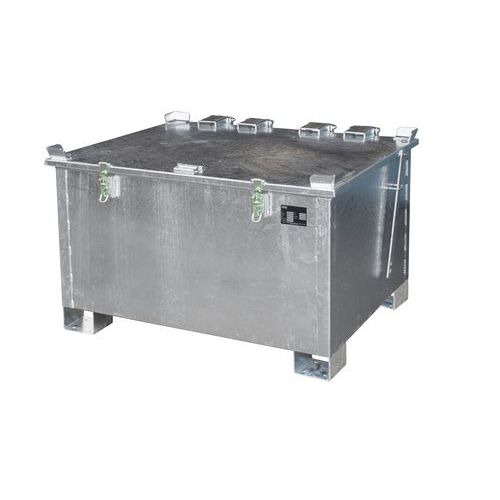 Specjalne metalowe kontenery na baterie - Specjalny metalowy kontener na baterie, 220 l
