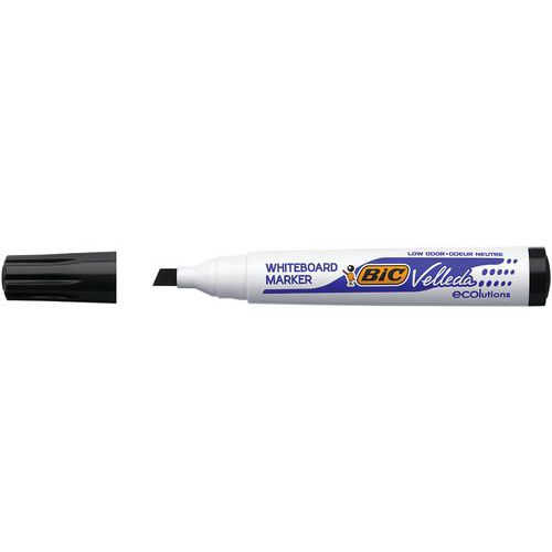 Markery Velleda, suchościeralne, 12 szt - Marker Velleda, suchościeralny, czarny, 12 szt