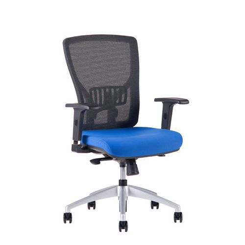Fotele biurowe HALIA MESH BP - Fotel biurowy HALIA MESH BP, niebieski