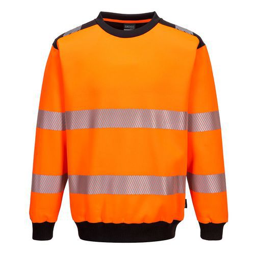 Bluza ostrzegawcza PW3, czarny/pomarańczowy - Bluza ostrzegawcza PW3, czarny/pomarańczowy, rozm. 4XL