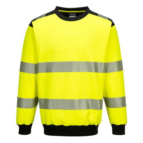Bluza ostrzegawcza PW3, czarny/żółty - Bluza ostrzegawcza PW3, czarny/żółty, rozm. L