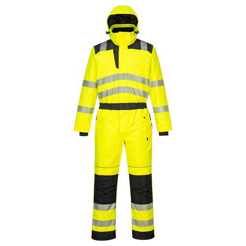Kombinezon zimowy PW3 Hi-Vis, czarny/żółty - Kombinezon zimowy PW3 Hi-Vis, czarny/żółty, normalny, rozm. M