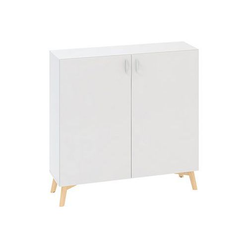 Niskie szafki Alfa Root z drzwiczkami, 2 półki, 120 x 470 x 121,5 cm - Niska szafka Alfa Root z drzwiczkami, 2 półki, 120 x 47 x 121,5 cm, biała