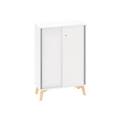 Niskie szafki Alfa Root z drzwiczkami przesuwnymi, 2 półki, 80 x 45 x 121,5 cm - Niska szafka Alfa Root z drzwiami przesuwnymi, 2 półki, 80 x 45 x 121