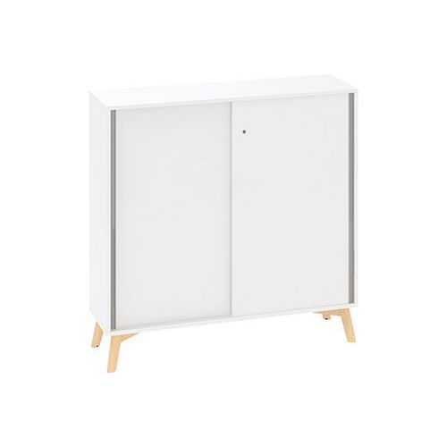Niskie szafki Alfa Root z drzwiami przesuwnymi, 2 półki, 120 x 45 x 121,5 cm - Niska szafka Alfa Root z drzwiami przesuwnymi, 2 półki, 120 x 45 x 121,