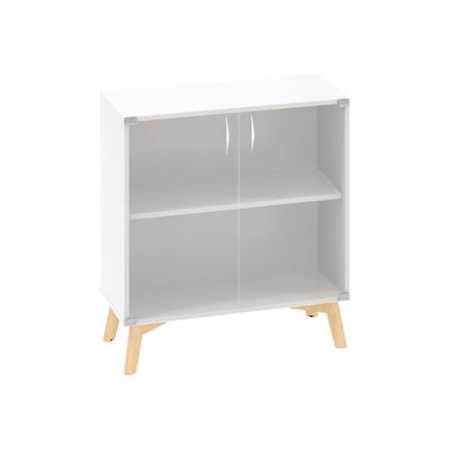 Niskie szafki Alfa Root ze szklanymi drzwiczkami, 1 półka, 80 x 458 x 88,7 cm - Niska szafka Alfa Root ze szklanymi drzwiczkami, 1 półka, 80 x 45,8 x 