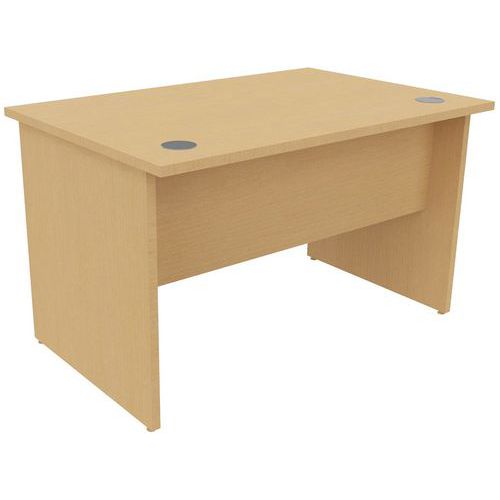Biurka biurowe Manutan Expert, 72 x 120 - 180 x 80 cm, buk - Biurko Manutan Expert, 72 x 120 x 80 cm, buk