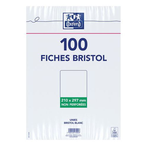 Papiery Oxford Bristol A4, 100 szt - Papiery Oxford Bristol A4, czyste, 100 szt