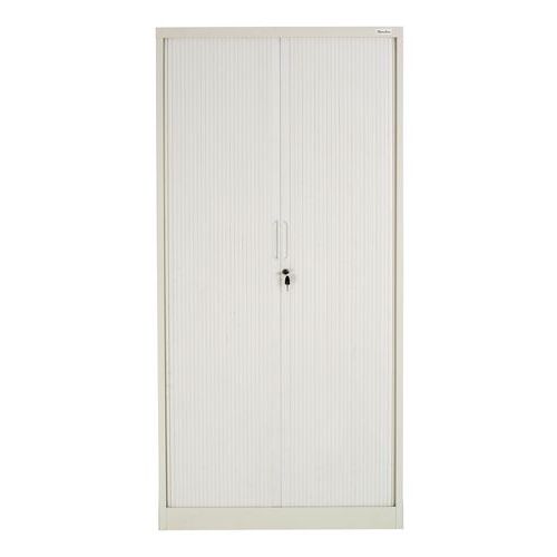 Metalowe szafki na dokumenty Aris z roletą – Manutan Expert, wysokość 1850 mm, szerokość 900 mm - Metalowa szafka na dokumenty Aris z roletą – Manutan