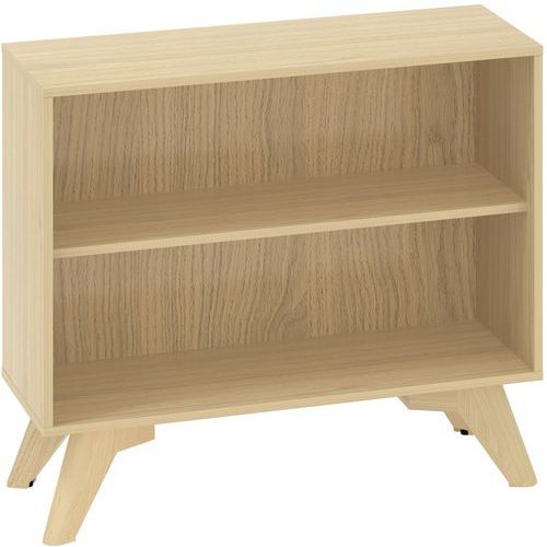 Niskie otwarte szafki Alfa Root, 1 półka, 100 x 45 x 88,7 cm - Niska otwarta szafka Alfa Root, 1 półka, 100 x 45 x 88,7 cm, dąb