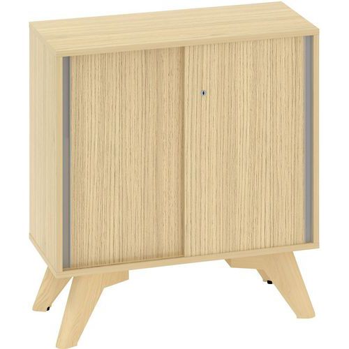 Niskie szafki Alfa Root z drzwiczkami przesuwnymi, 1 półka, 80 x 45 x 88,7 cm - Niska szafka Alfa Root z drzwiami przesuwnymi, 1 półka, 80 x 45 x 88,7