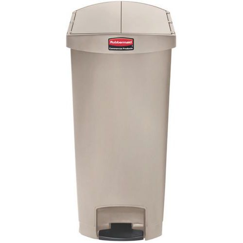 Plastikowy kosz na śmieci STEP ON – 68 l – beżowy – Rubbermaid