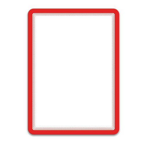 Kieszienie informacyjne Tarifold Varna A4, magnetyczne - Kieszeń informacyjna Varna A4, magnetyczna, czerwona
