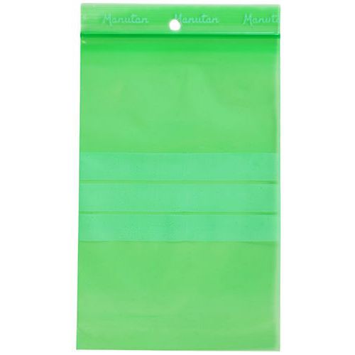 Torby strunowe Manutan Expert z recyklingu, 50 mikrofonów, zielone, 100 - Torby strunowe Manutan Expert z recyklingu, 50 mikronów, zielone, 150 x 100 