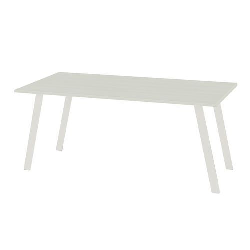 Stoły biurowe Standard, wersja prosta, jasnoszary - Stół biurowy Standard, 120 x 80 x 72 cm, wersja skośna, jasnoszary